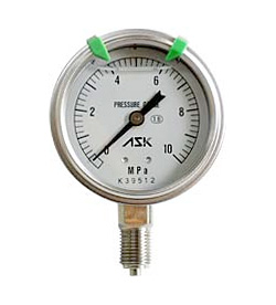 ASK株式会社 グリセリン圧力計 φ60（ステンレス製）OSG（SUS）